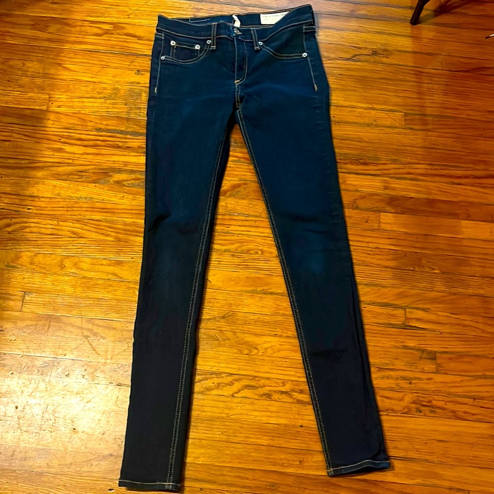 Lightly worn rag and bone denim leggings jeans size 26